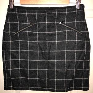 Banana Republic Wool Blend Mini Skirt